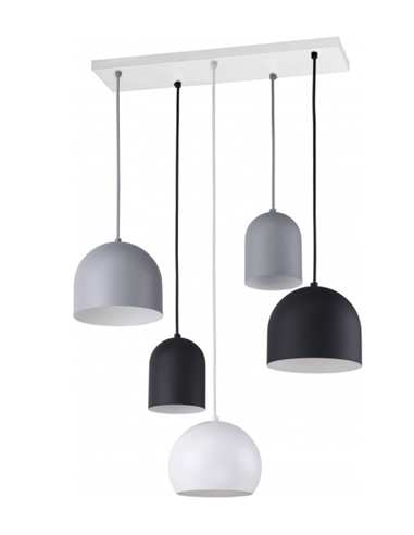 Підвісний світильник/люстра TK-LIGHTING  Tempre Чорний, Білий, 