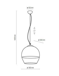 Підвісний світильник/люстра TK-LIGHTING Boulette Бежевий 2