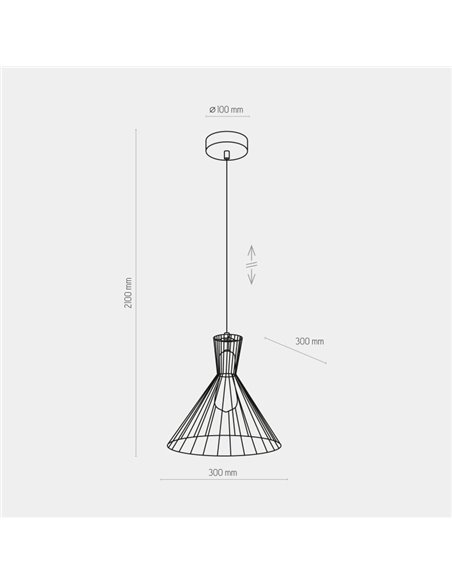 Підвісний світильник/люстра TK-LIGHTING Sahara Золотий