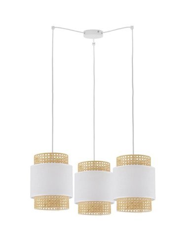 Підвісний світильник/люстра TK-LIGHTING Boho Білий / Бежевий