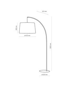 Торшер TK-LIGHTING Wire Білий 2