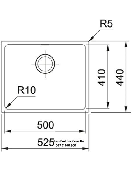 Кухонна мийка Franke Sirius  Онікс (125.0395.602)