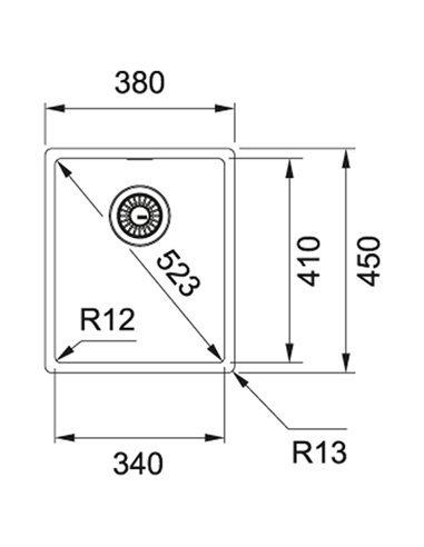 Кухонна мийка Franke Box Нержавіюча сталь (127.0369.056)