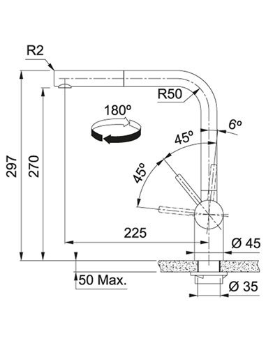 Кухонний змішувач Franke ATLAS NEO Мідь (115.0628.208)
