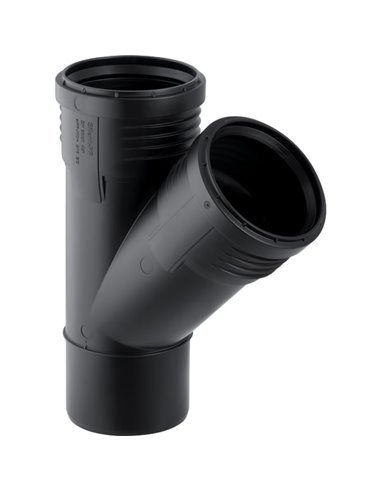 Трійник Geberit Silent-PP 45 ° d 75/50 (390.332.14.1)