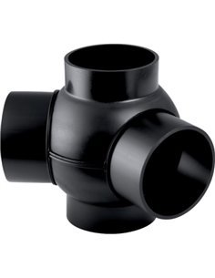 Кульова хрестовина Geberit PE 885° кут між з'єднаннями 90° d90мм d190мм 366.330.16.1
