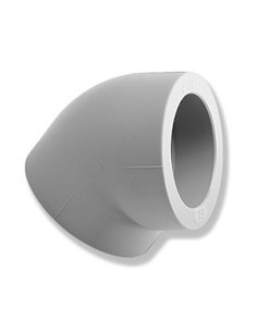 Коліно Wavin Ekoplastik Ø25мм, 45°