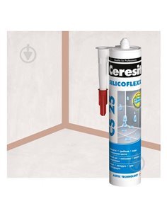 Герметик Силіконовий Ceresit CS 25 SILICOFLEXX 280 мл Карамель