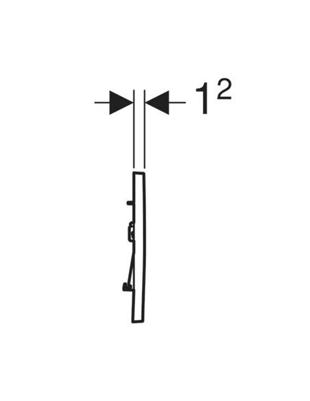 Клавіша змиву Geberit Sigma30, білий глянцевий (115.883.KJ.1)