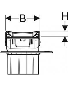 Дренажний канал Geberit CleanLine80, L30-90 2
