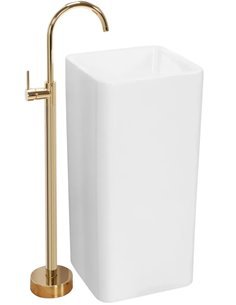 Умивальник (раковина) REA HOLLY підлоговий білий