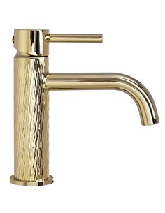 Змішувач для раковини (умивальника) REA LUNGO ART L.GOLD золотий низький 2