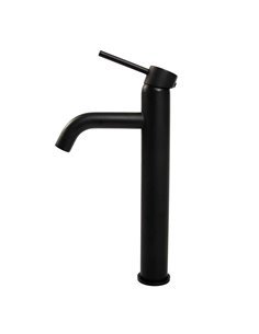 Змішувач для раковини (умивальника) REA LUNGO BLACK чорний високий 2