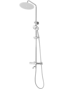 Душовий гарнітур REA LUNGO CHROME з термостатом та виливом 2