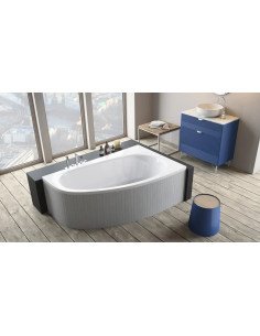 Ванна Naxia 170x110 права з ніжками + сифон R135L 2