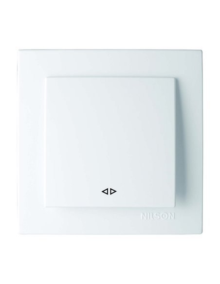 Вимикач 1-кл проміжний Nilson Touran Білий