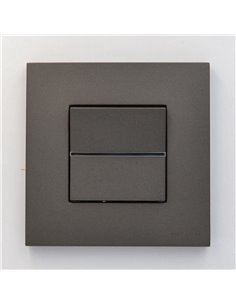 Вимикач 1-кл проміжний ABB Zenit Антрацит 2