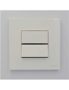 Вимикач 1-кл проміжний ABB Zenit Білий 2