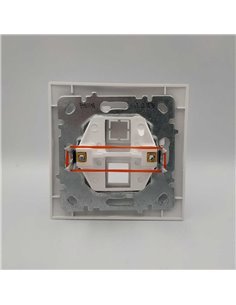 Розетка комп'ютерна  Nilson Touran Білий 2