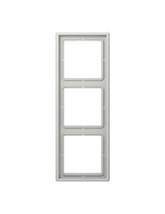 Рамка Jung LS 990 світло-сіра 3-а  ( LS983LG )