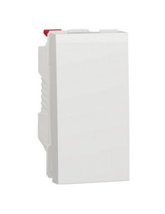 Вимикач Schneider Unica NEW білий 1кл 1мод. прохідний ( NU310318 )