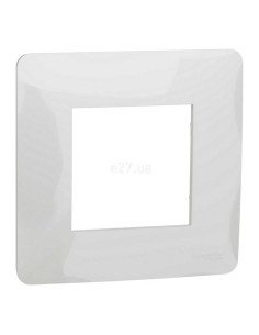 Рамка Schneider Unica Studio біла 1-на ( NU200218 )
