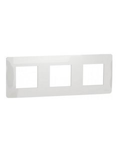 Рамка Schneider Unica Studio біла 3-на ( NU200618 )