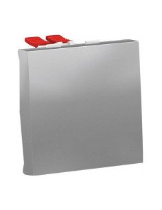 Вимикач Schneider Unica NEW алюміній 1кл проміжний ( NU320530 )