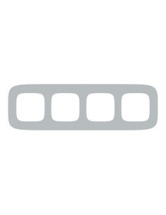 Рамка Valena Allure алюміній 3-на ( 754393 ) 2