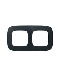 Рамка Valena Allure матова чорна 2-на ( 754402 )