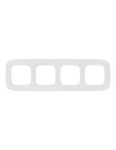 Рамка Valena Allure біле скло 4-на ( 755544 )