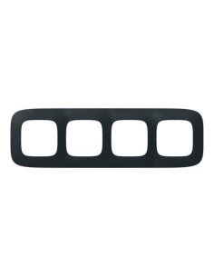Рамка Valena Allure матова чорна 4-на ( 754404 )