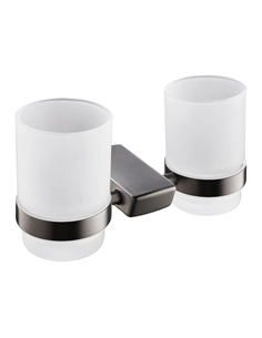 Стакан для зубних щіток Imprese GRAFIKY Чорний матовий (ZMK041807240)