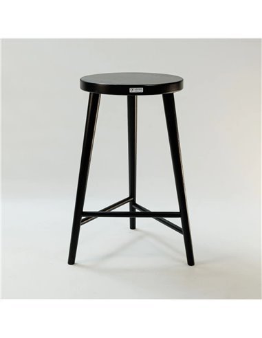 Стілець напівбарний №3 чорний