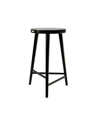 Стілець напівбарний №3 чорний