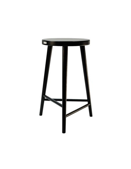 Стілець напівбарний №3 чорний