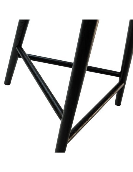 Стілець напівбарний №3 чорний