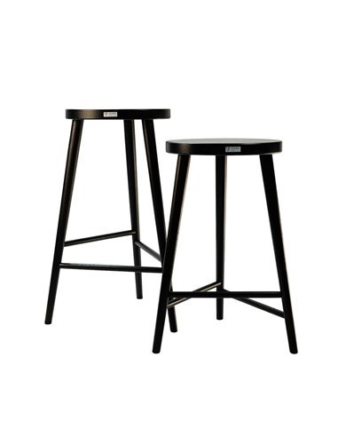 Стілець напівбарний №3 чорний