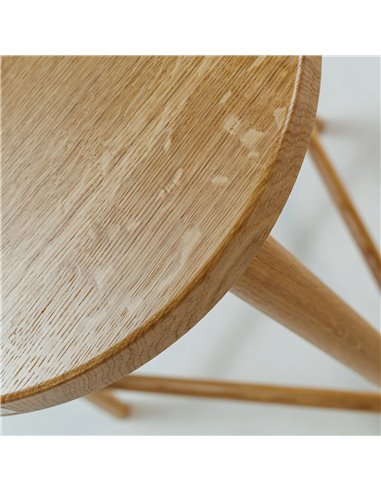 Стілець напівбарний №3 чорний