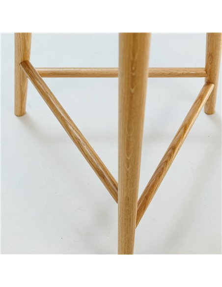 Стілець напівбарний №3 чорний