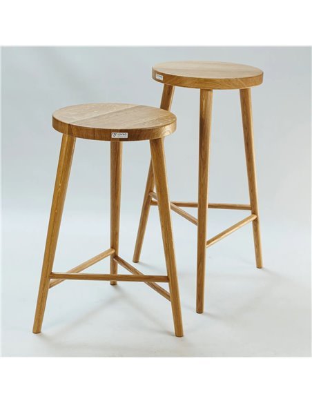 Стілець напівбарний №3 чорний