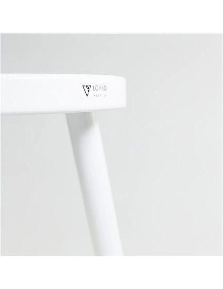 Стілець напівбарний №3 чорний