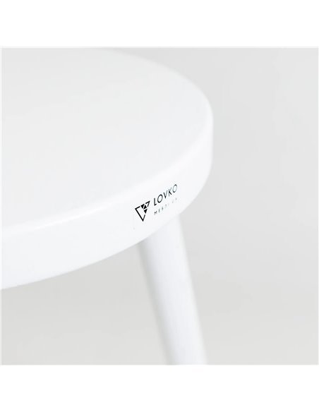 Стілець напівбарний №3 чорний