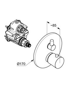Змішувач для душу Balance Kludi 2