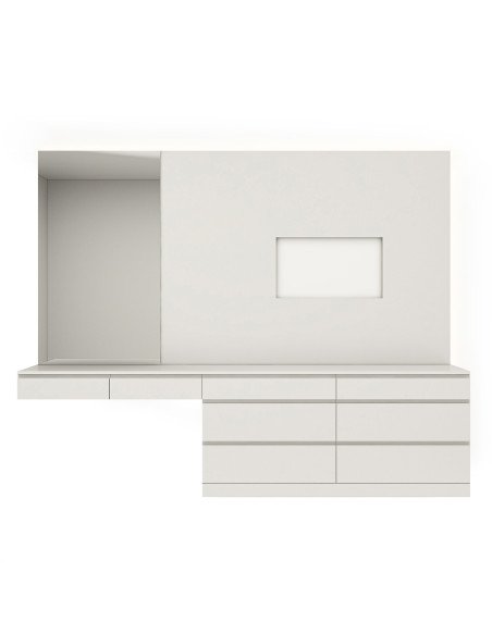 Комплект косметичний столик та комод