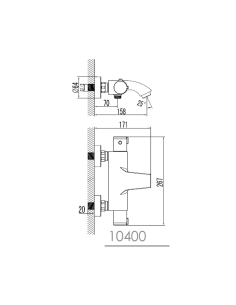 Imprese CENTRUM  З коротким носиком Хром 2