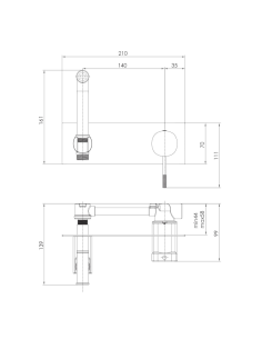 Гігієнічний душ Imprese BRENTA Хром (ZMK071901122) 2