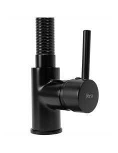 Змішувач для кухні REA SPRING BLACK чорний 2