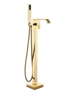 Змішувач для ванни REA CARAT GOLD золотий підлоговий