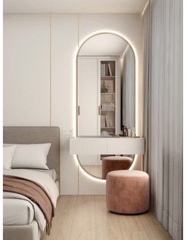 Підвісний столик з дзеркалом